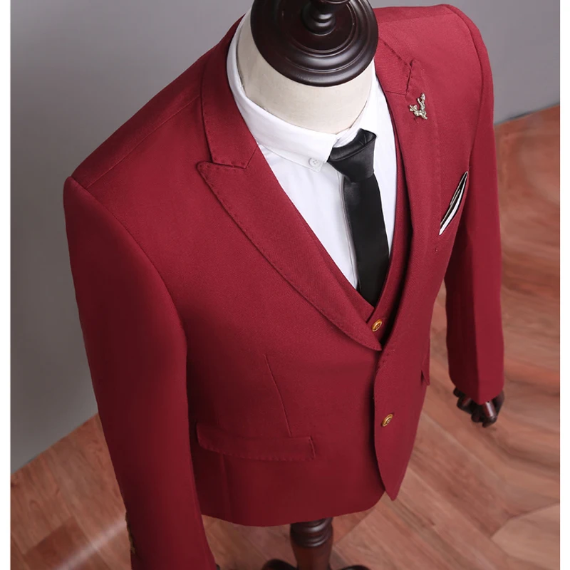 NA39 Fashion New Style Two Buttons Groom Tuxedos Best Man Men Wedding Suits (Jacket+Pant+Waistcoat) Real Picture Suits Designers
NA39 Fashion New Style Two Buttons Groom Tuxedos Best Man Men Wedding Suits (Jacket+Pant+Waistcoat) Real Picture Suits Designers