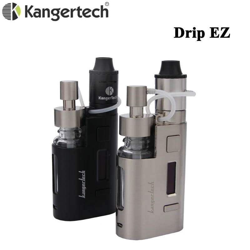 

Original Kanger Drip EZ Starter Kit 80W E Cigarette Box Mod Vape Pump RBA 0.3 Ohm Drip Coil 0.2Ohm Kangertech DRIPEZ Vaporizer