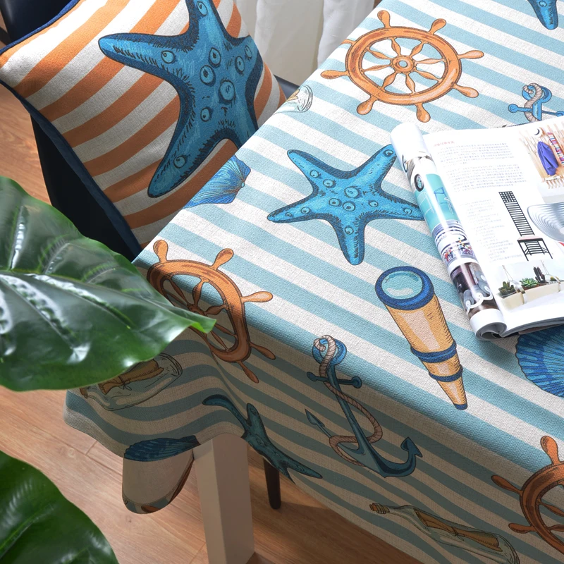 Mediterranean Sea Ocean Linen Table Cloth Cover Dining Customize Tablecloth Coffee Restaurant Decorative Cloth Cover
Mediterranean Sea Ocean Linen Table Cloth Cover Dining Customize Tablecloth Coffee Restaurant Decorative Cloth Cover
