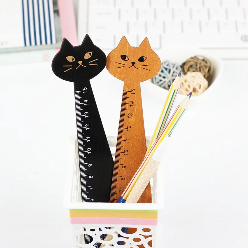 1PCS Creative Wood Straight Ruler Black Yellow Lovely Cat Shape Ruler Gift for Kids Student Stationery Office School Supplies
1PCS Creative Wood Straight Ruler Black Yellow Lovely Cat Shape Ruler Gift for Kids Student Stationery Office School Supplies