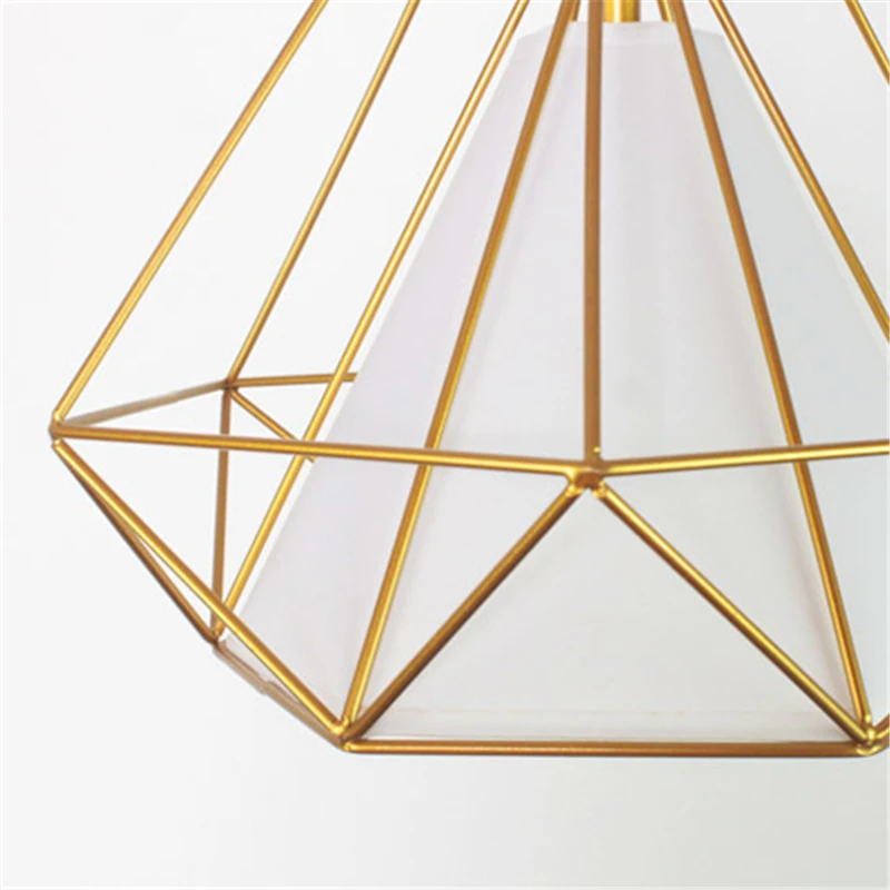 38cm Metal Iron Geometric Diamond Ceiling Pendant Light Lightshades Lampshades for Festival Home Wedding Party Decorations
38cm Metal Iron Geometric Diamond Ceiling Pendant Light Lightshades Lampshades for Festival Home Wedding Party Decorations