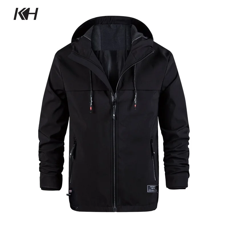 KH Spring Autumn Men's Jackets Fashion High-quality Korean Hooded Coat Youth Mens Casual Windbreaker Outerwear Jaqueta Masculina
KH Spring Autumn Men's Jackets Fashion High-quality Korean Hooded Coat Youth Mens Casual Windbreaker Outerwear Jaqueta Masculina