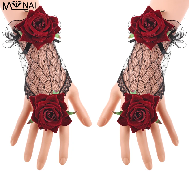 Decorated Lolita Cuffs Rose hollow Organ Fake Cuffs Decorative Vintage Lace Sleeves Cuff Wrist Gothic
Decorated Lolita Cuffs Rose hollow Organ Fake Cuffs Decorative Vintage Lace Sleeves Cuff Wrist Gothic
