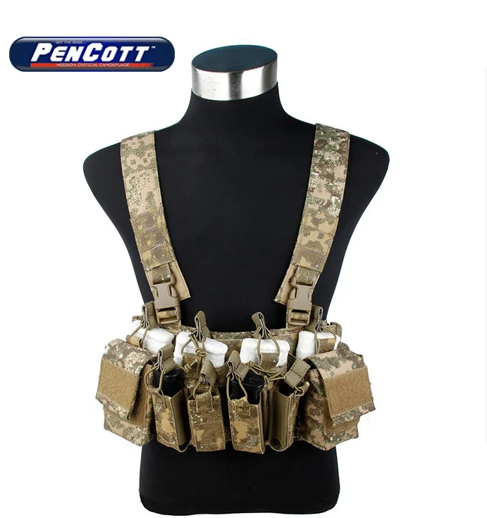 TMC PenCott BadLands D3 CRX Chest Rig 556 M4 Vest Airsoft Military Tactical Gear(SKU050969)
TMC PenCott BadLands D3 CRX Chest Rig 556 M4 Vest Airsoft Military Tactical Gear(SKU050969)
