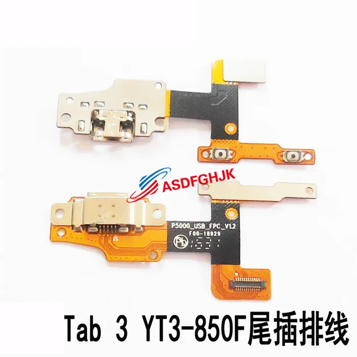 Original FOR Lenovo Yoga Tab3 YT3-850F tail plug cable USB charging small board Side button volume cable fully tested
Original FOR Lenovo Yoga Tab3 YT3-850F tail plug cable USB charging small board Side button volume cable fully tested