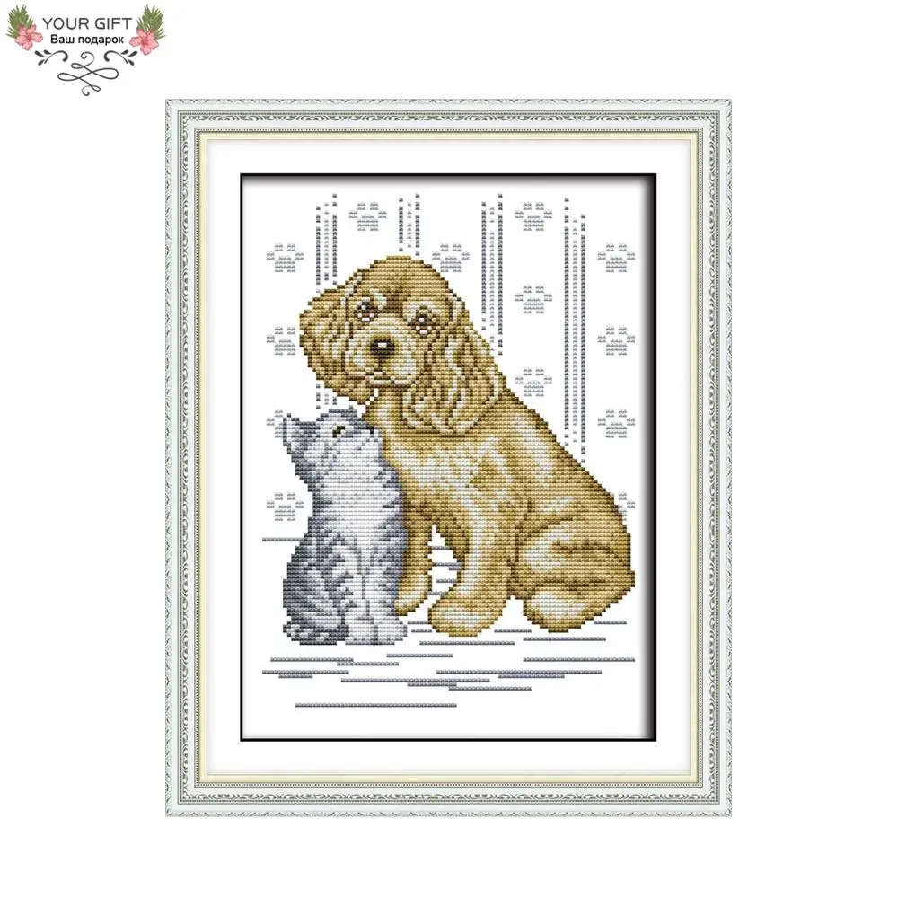 Your Gift D976 14CT 11CT Counted and Stamped Home Decoration Cat and Dog Cross Stitch Kits
Your Gift D976 14CT 11CT Counted and Stamped Home Decoration Cat and Dog Cross Stitch Kits