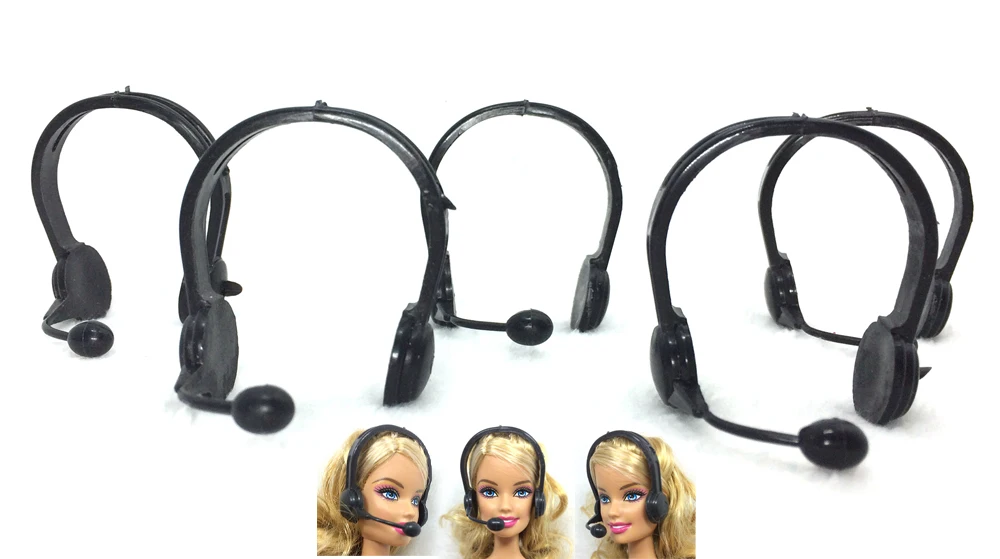 NK 5 pcs/set Fashion Plastic Headset microphone accessory For barbie doll Accessories Earphone Best Gift
NK 5 pcs/set Fashion Plastic Headset microphone accessory For barbie doll Accessories Earphone Best Gift