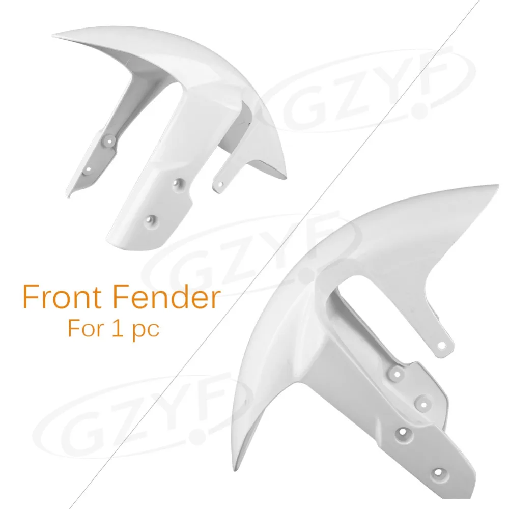Unpainted White Front Wheel Fender Mudguard Splash Extension Extender Fairing Cover For Suzuki GSXR1000 2005-2006 K5 Etc Models
Unpainted White Front Wheel Fender Mudguard Splash Extension Extender Fairing Cover For Suzuki GSXR1000 2005-2006 K5 Etc Models