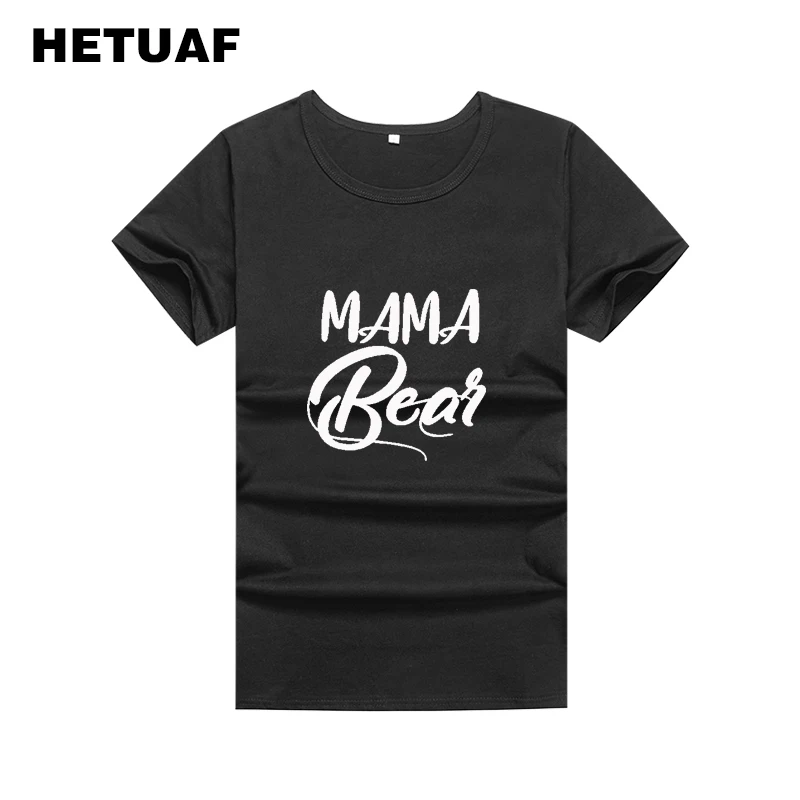 HETUAF Verano 2018 Mama Bear Graphic Tees Women Funny Kawaii Women Tshirt Feminina Ladies Casual Black White T Shirt Women Tops
HETUAF Verano 2018 Mama Bear Graphic Tees Women Funny Kawaii Women Tshirt Feminina Ladies Casual Black White T Shirt Women Tops