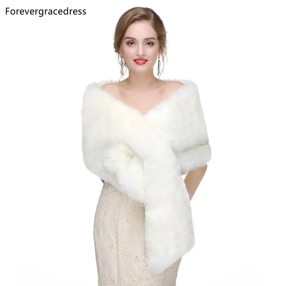 Forevergracedress 2019 Elegant Soft Autumn Winter Faux Fur Bride Wedding Wraps Bolero Jackets Bridal Coats Shawls Scarves PJ452
Forevergracedress 2019 Elegant Soft Autumn Winter Faux Fur Bride Wedding Wraps Bolero Jackets Bridal Coats Shawls Scarves PJ452