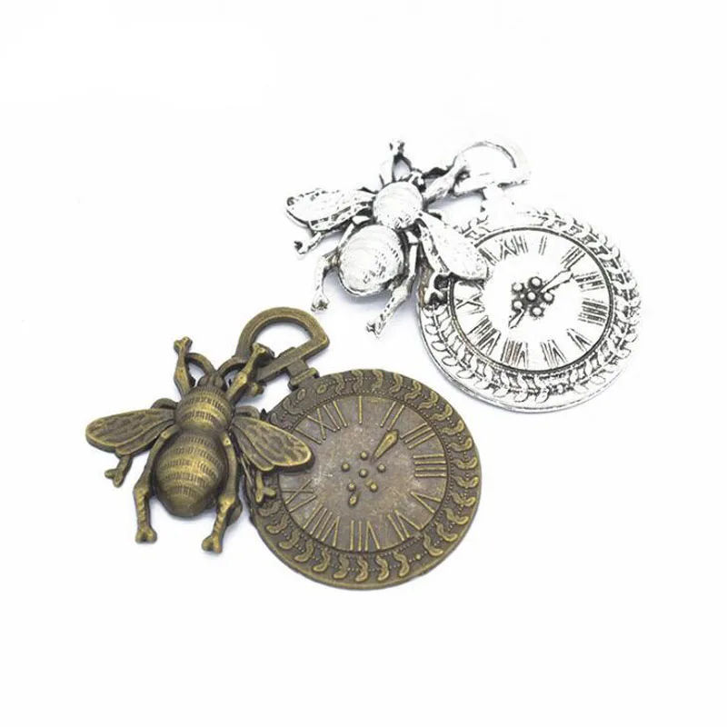 10 шт./лот 50x35 мм двухцветные часы с покрытием из сплава пчелы Подвески кулон подходит для ювелирных изделий
10 шт./лот 50x35 мм двухцветные часы с покрытием из сплава пчелы Подвески кулон подходит для ювелирных изделий