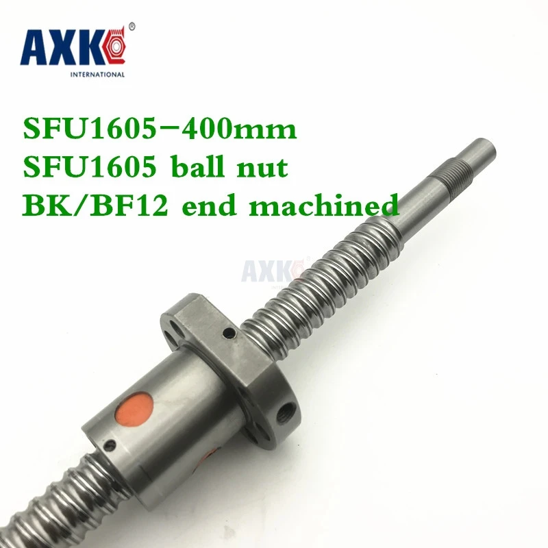 16mm 1605 Ball Screw Rolled C7 ballscrew SFU1605 400mm with one 1605 flange single ball nut for CNC parts
16mm 1605 Ball Screw Rolled C7 ballscrew SFU1605 400mm with one 1605 flange single ball nut for CNC parts