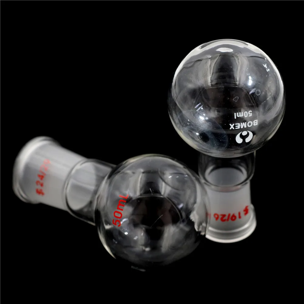 High Quality Round Bottom Glass Flask Single Neck Chemistry Boiling Flask 24/29 19/26 1-neck 50ML
High Quality Round Bottom Glass Flask Single Neck Chemistry Boiling Flask 24/29 19/26 1-neck 50ML