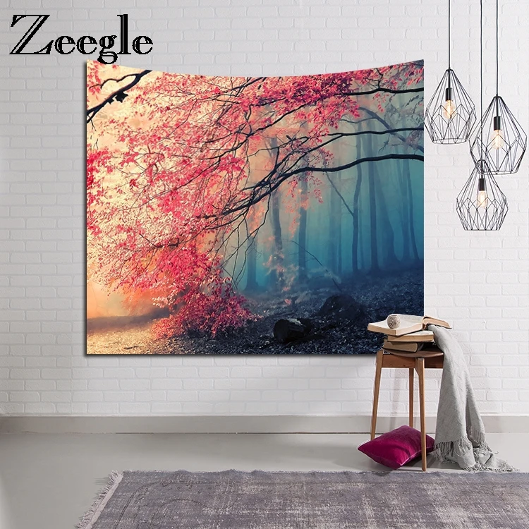 Zeegle Пейзаж Настенный подвесной гобелен природное дерево живопись одежды фон для рукоделия домашний декор настенное искусство гобелен штор...
Zeegle Пейзаж Настенный подвесной гобелен природное дерево живопись одежды фон для рукоделия домашний декор настенное искусство гобелен штор...