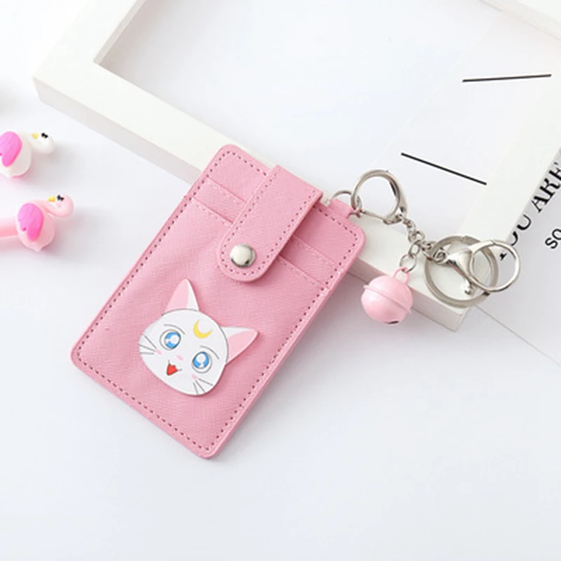 Kawaii Pink Sailor Moon PU Leather Card ID Holders Bag Women Travel Bank Bus Credit Card Holder Keyring Key Wallet Chain Case
Kawaii Pink Sailor Moon PU Leather Card ID Holders Bag Women Travel Bank Bus Credit Card Holder Keyring Key Wallet Chain Case