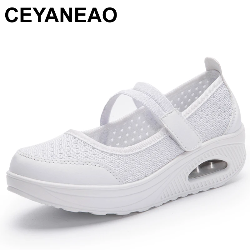 CEYANEAO 2019 летние женские туфли на плоской платформе, женские дышащие сетчатые повседневные туфли, Мокасины, женские туфли-лодочки
CEYANEAO 2019 летние женские туфли на плоской платформе, женские дышащие сетчатые повседневные туфли, Мокасины, женские туфли-лодочки