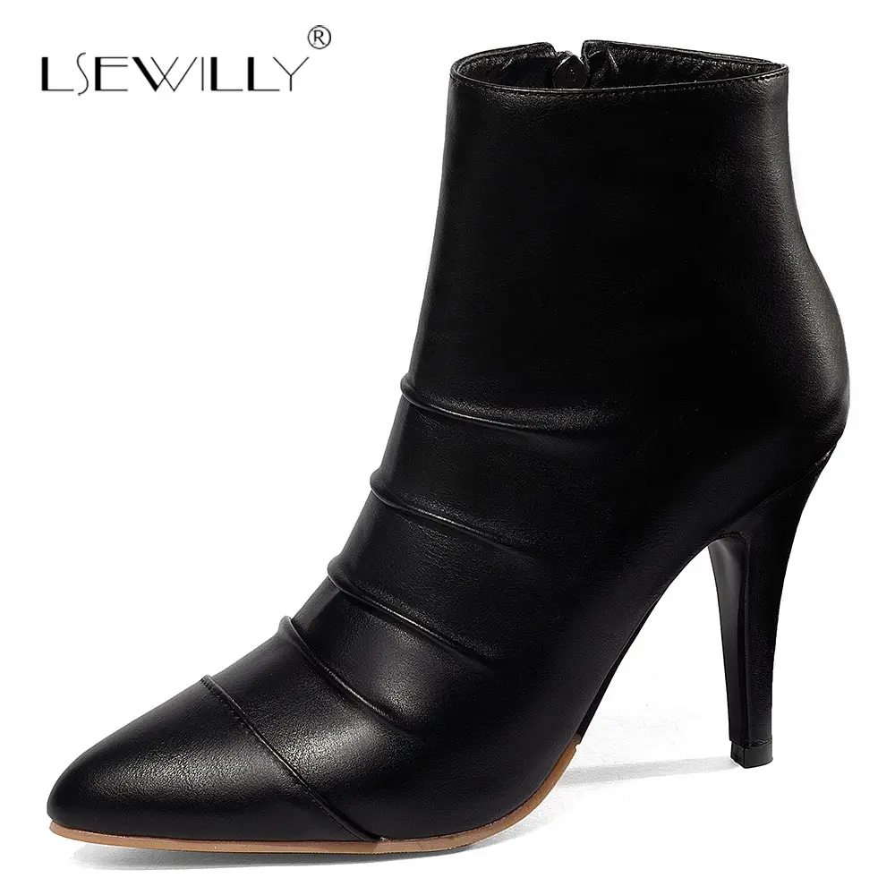 Lsewilly Winter Women Ankle boots Shoes Women Big Size 28-52 Causal Pointed Toe Thin High Heels Black White Women Shoes S791
Lsewilly Winter Women Ankle boots Shoes Women Big Size 28-52 Causal Pointed Toe Thin High Heels Black White Women Shoes S791