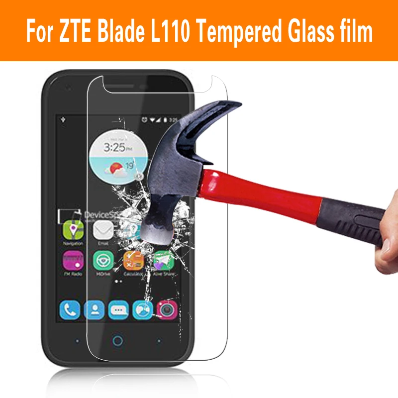 Закаленное стекло пленка для ZTE Blade L2 L3 L110 стеклянная Plus Защитная экрана |