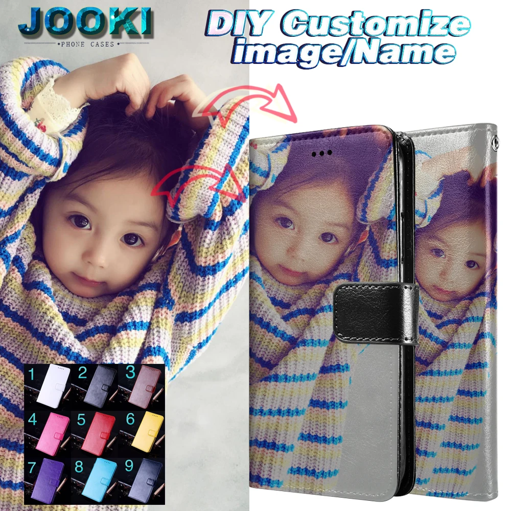 JOOKI Diy пользовательский дизайн печати ваш собственный чехол из искусственной