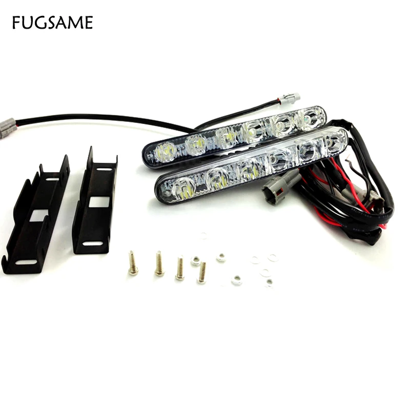 FUGSAME 2017New Update 12W LED Daytime Running Light Switch waterproof 6LED DRL Car Driving Fog Light Lamp 12w High Super Light
FUGSAME 2017New Update 12W LED Daytime Running Light Switch waterproof 6LED DRL Car Driving Fog Light Lamp 12w High Super Light