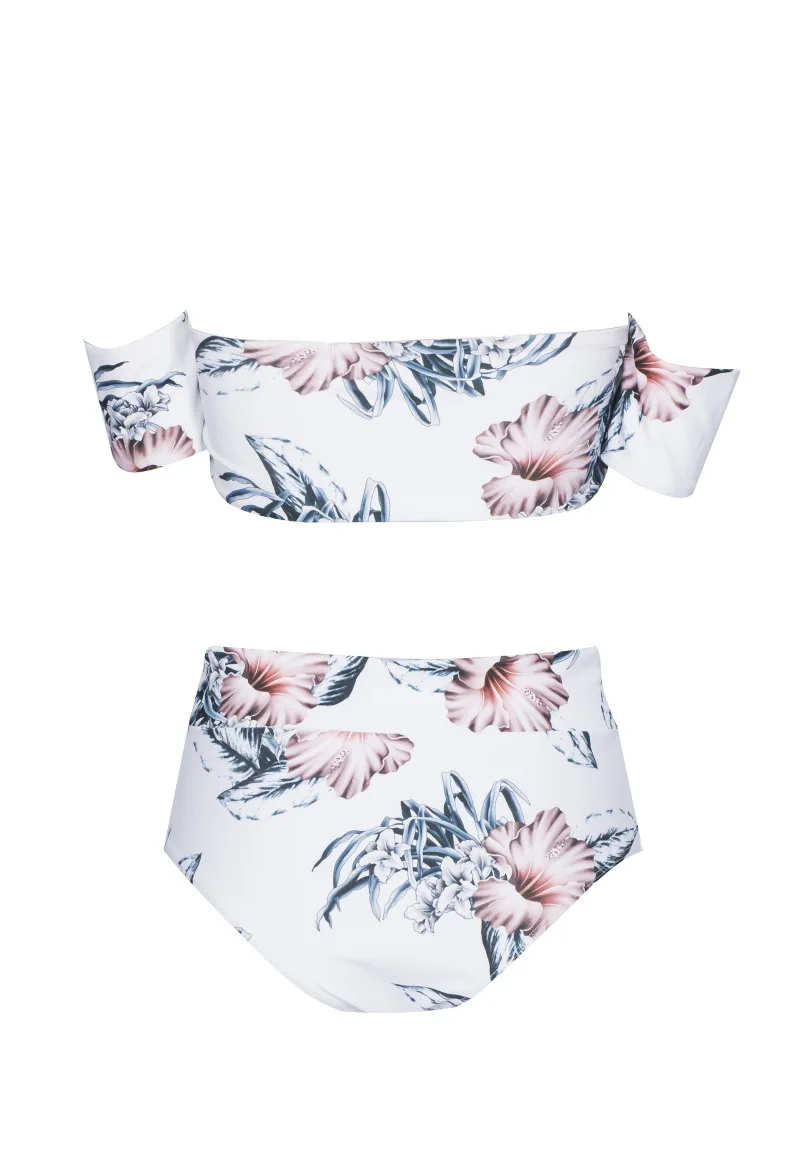 Summer Off Shoulder Floral Printed Strappy Swimwear Bikini Set Bandage Push Up Padded Split Swimsuit 2019 Beach Bathing Suit
Summer Off Shoulder Floral Printed Strappy Swimwear Bikini Set Bandage Push Up Padded Split Swimsuit 2019 Beach Bathing Suit