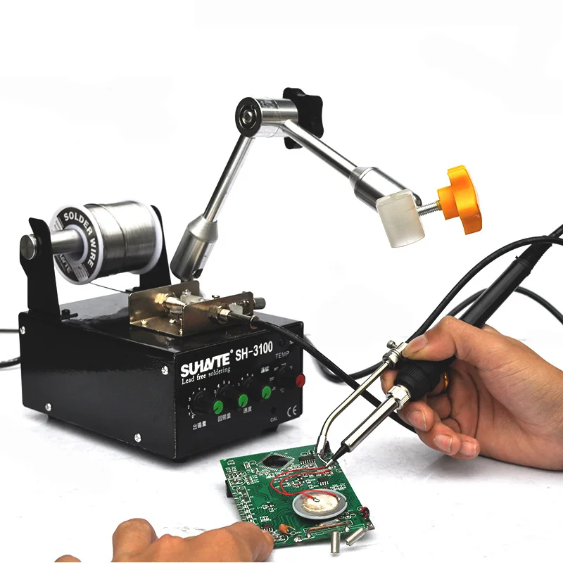 220V 80W Automatic soldering machine Foot Switch Constant Temperature Spot-welder Tin Welding Gun Tin Welding Machine
220V 80W Automatic soldering machine Foot Switch Constant Temperature Spot-welder Tin Welding Gun Tin Welding Machine