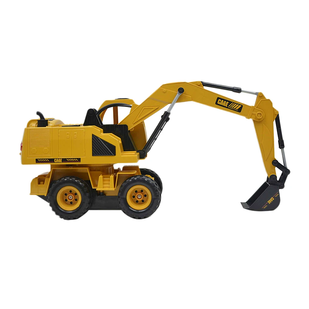 2.4G Radio Remote Control Excavator Construction Vehicle for Kids, Plastic Die-Cast Toy Set
2.4G Radio Remote Control Excavator Construction Vehicle for Kids, Plastic Die-Cast Toy Set