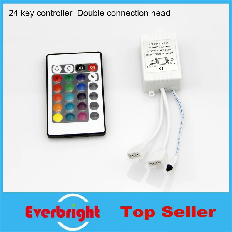 10 pcs/lot 24 Keys Infrared Controller IR RGB remote controller for 5050 RGB Strip SMD 12V- 24V
10 pcs/lot 24 Keys Infrared Controller IR RGB remote controller for 5050 RGB Strip SMD 12V- 24V