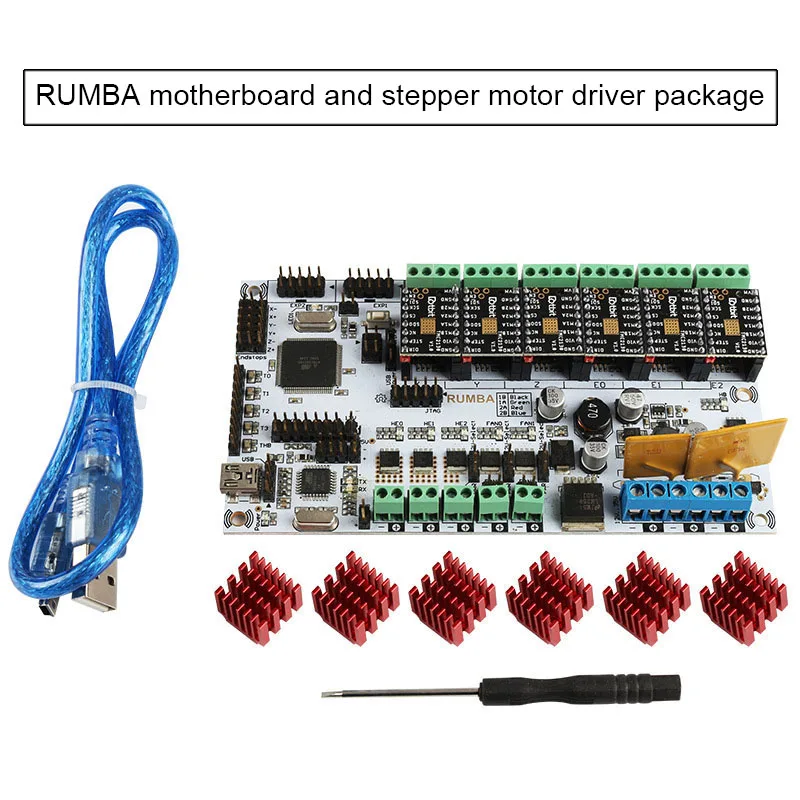 Встроенная Материнская плата Rumba Smart Controller 2560-R3, Процессорная плата для MKS TFT-дисплея QJY99
Встроенная Материнская плата Rumba Smart Controller 2560-R3, Процессорная плата для MKS TFT-дисплея QJY99