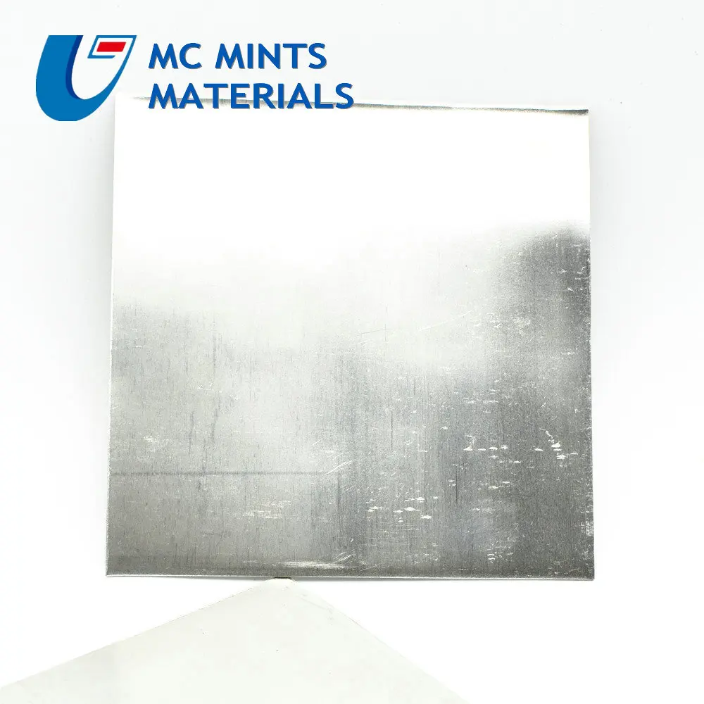 Tin 4N Sn Welding Plate High Purity 99.99% for Research and Development and Lab Experiment Element Metal Simple Substance
Tin 4N Sn Welding Plate High Purity 99.99% for Research and Development and Lab Experiment Element Metal Simple Substance
