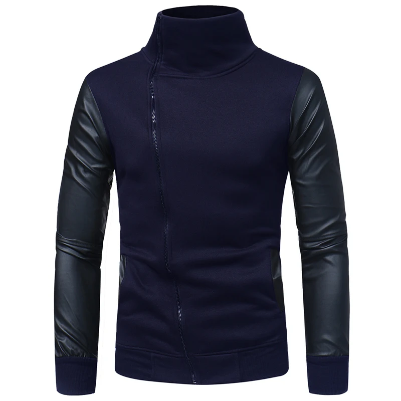 fashion stand collar hiphop sweatshirt men long sleeve patchwork mens hoodies fitness 2018
fashion stand collar hiphop sweatshirt men long sleeve patchwork mens hoodies fitness 2018