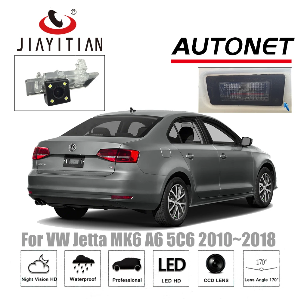 

JIAYITIAN rear view camera for Volkswagen vw jetta MK6/A6 5C6 2010~2018 CCD/Backup camera/Night Vision/License Plate camera