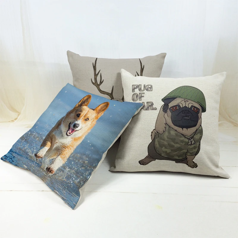 Gifts New Pug Pillow Cushion Cases Akita Dog Sofa Seat Cushion Cove Bird Wool Gaming Chair Home Decorative Square Car Pillowcase
Gifts New Pug Pillow Cushion Cases Akita Dog Sofa Seat Cushion Cove Bird Wool Gaming Chair Home Decorative Square Car Pillowcase