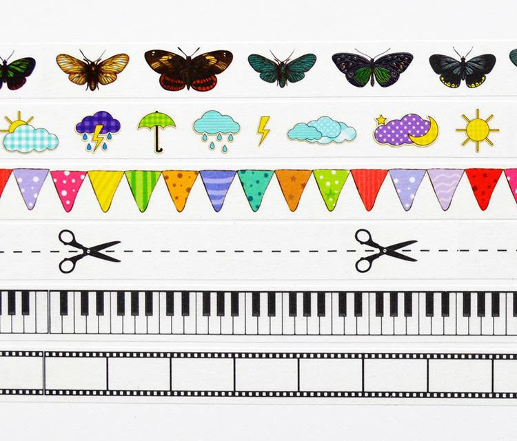 15mm Japanese Washi Decorative Adhesive Tape Retro Butterfly patterns Masking Paper Tape
15mm Japanese Washi Decorative Adhesive Tape Retro Butterfly patterns Masking Paper Tape