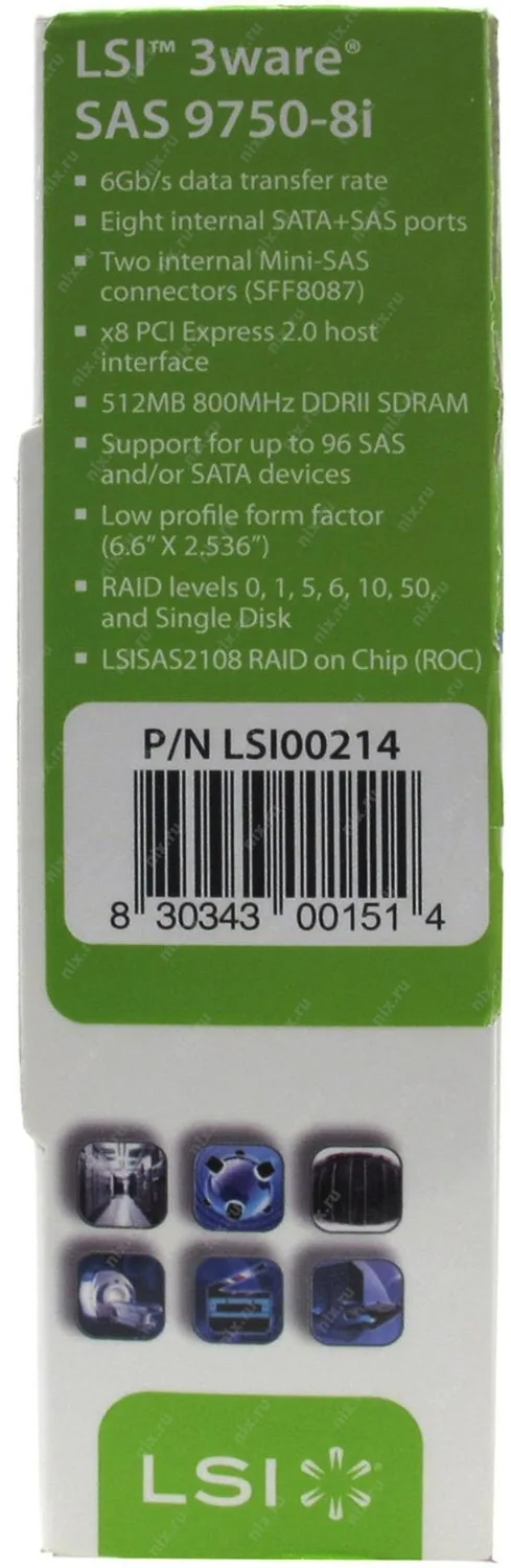 RaidStorage Avago LSI 3ware SAS 9750-8I OEMs New 8 port 512MB cache SFF8087 RAID0.1.5.6 PCI-E2.0x8 Controller Card Made in China
RaidStorage Avago LSI 3ware SAS 9750-8I OEMs New 8 port 512MB cache SFF8087 RAID0.1.5.6 PCI-E2.0x8 Controller Card Made in China