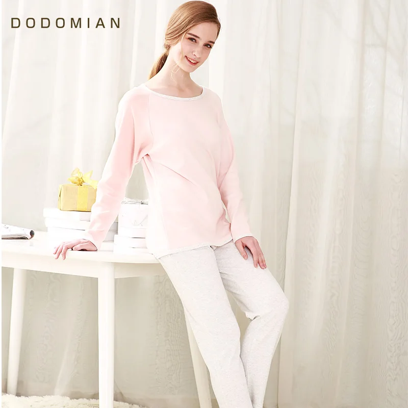 Sexy Pijamas 2019 Autumn Women Cotton Pajama Sets 2 Piece Round Neck Elegant Sleep Suit Women Home Clothes Pink T shirt+Pants
Sexy Pijamas 2019 Autumn Women Cotton Pajama Sets 2 Piece Round Neck Elegant Sleep Suit Women Home Clothes Pink T shirt+Pants
