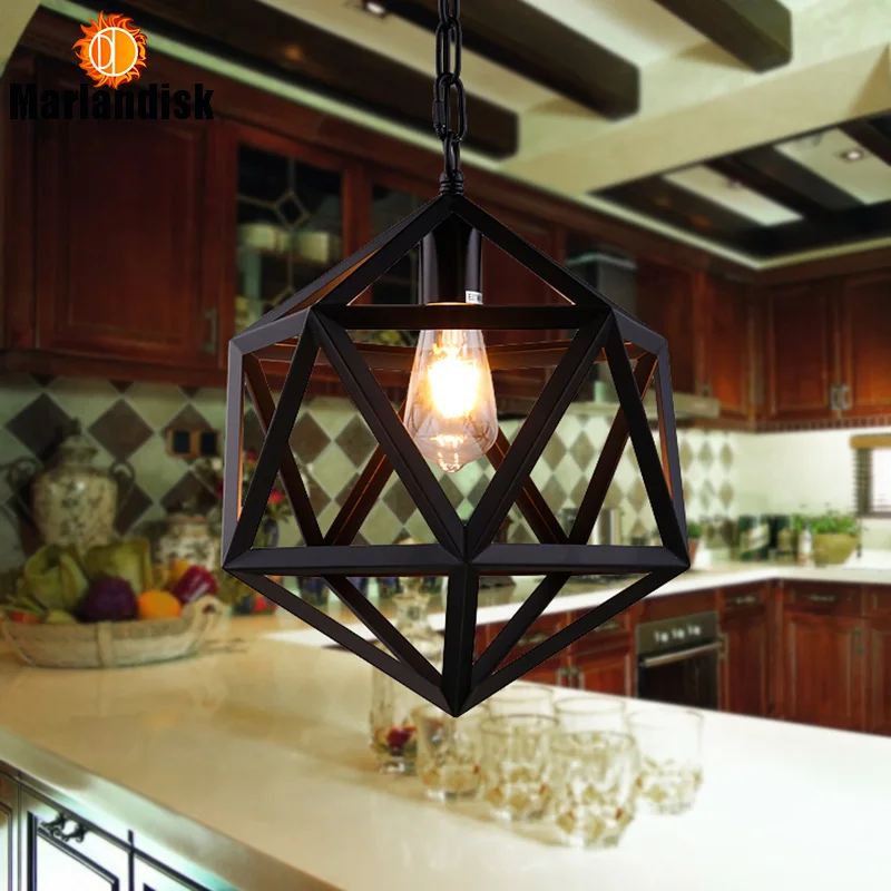 E27 Diamond-shaped Painted Pendant Lamp Vintage Retro Hotel Hall Foyer Parlor Black Pendant Light For Indoor Decoration
E27 Diamond-shaped Painted Pendant Lamp Vintage Retro Hotel Hall Foyer Parlor Black Pendant Light For Indoor Decoration