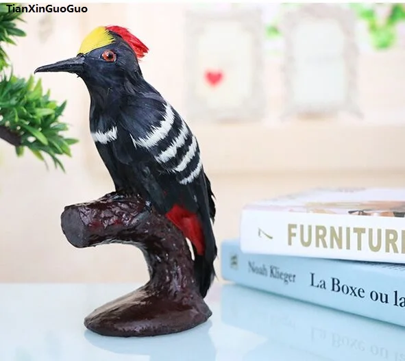 19x13cm plastic&feathers woodpecker bird on the stump hard model,simulation bird handicraft,home garden decoration gift s1483
19x13cm plastic&feathers woodpecker bird on the stump hard model,simulation bird handicraft,home garden decoration gift s1483
