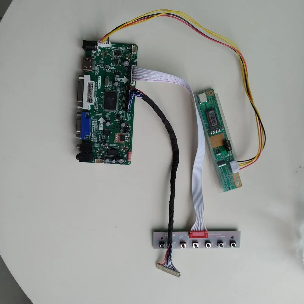 For LP154W01-TL01/TL12 panel Screen 1280X800 15.4" M.NT68676 HDMI DVI VGA LCD DIY Controller board driver Kit
For LP154W01-TL01/TL12 panel Screen 1280X800 15.4" M.NT68676 HDMI DVI VGA LCD DIY Controller board driver Kit