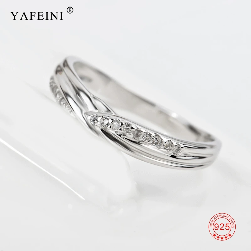 925 Sterling Silver Simple Crystal Wedding Rings For Women Trendy Ring US Size 5.5 6 Clearance Sale
925 Sterling Silver Simple Crystal Wedding Rings For Women Trendy Ring US Size 5.5 6 Clearance Sale