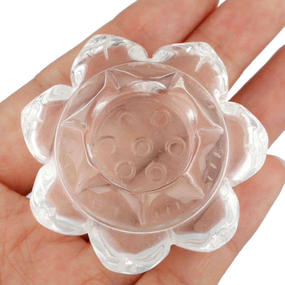 TUMBEELLUWA 2" Rock Quartz Crystal Lotus Flower Healing Crystal Ball Stand Office/Home Decor
TUMBEELLUWA 2" Rock Quartz Crystal Lotus Flower Healing Crystal Ball Stand Office/Home Decor