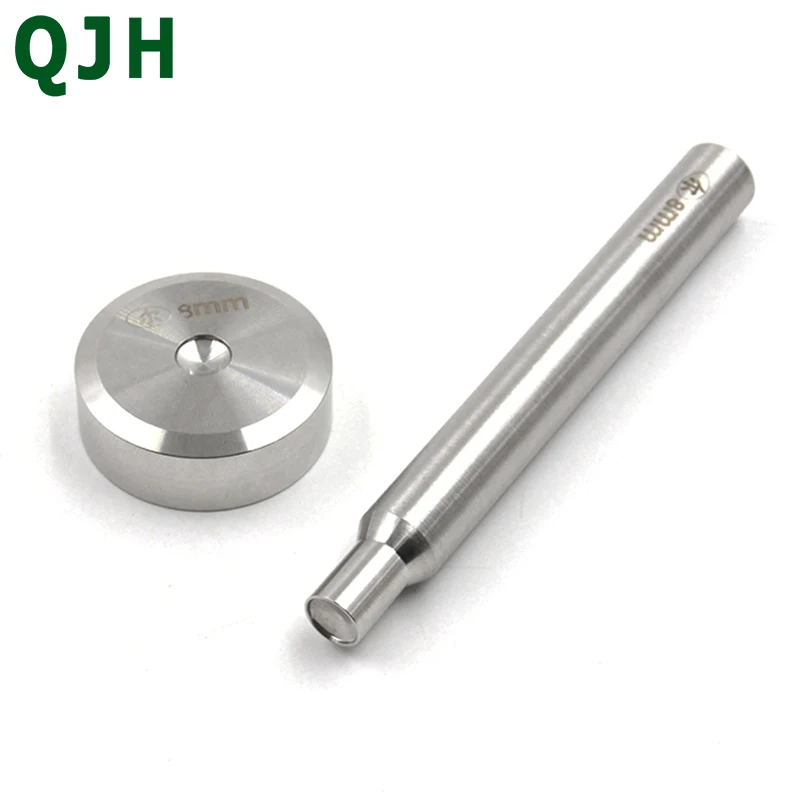 DIY handwork stainless steel leather craft card package rivet mounting set tools 8mm punching mounting round setter base mould
DIY handwork stainless steel leather craft card package rivet mounting set tools 8mm punching mounting round setter base mould