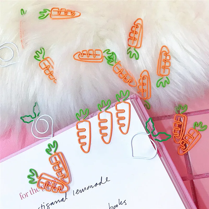 Coloffice 4PCs Cartoon Cute Fruit Carrot Paper Clip White Radish Note Clip Simulation Korean Stationery Office&School Supplies
Coloffice 4PCs Cartoon Cute Fruit Carrot Paper Clip White Radish Note Clip Simulation Korean Stationery Office&School Supplies
