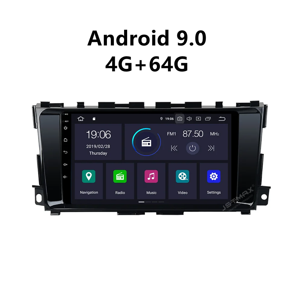 JSTMAX 9" Android 9.0 4GB+64GB Car GPS Radio Player for Nissan Altima Teana 2013-2017 Multimedia player IPS Touch Screen
JSTMAX 9" Android 9.0 4GB+64GB Car GPS Radio Player for Nissan Altima Teana 2013-2017 Multimedia player IPS Touch Screen