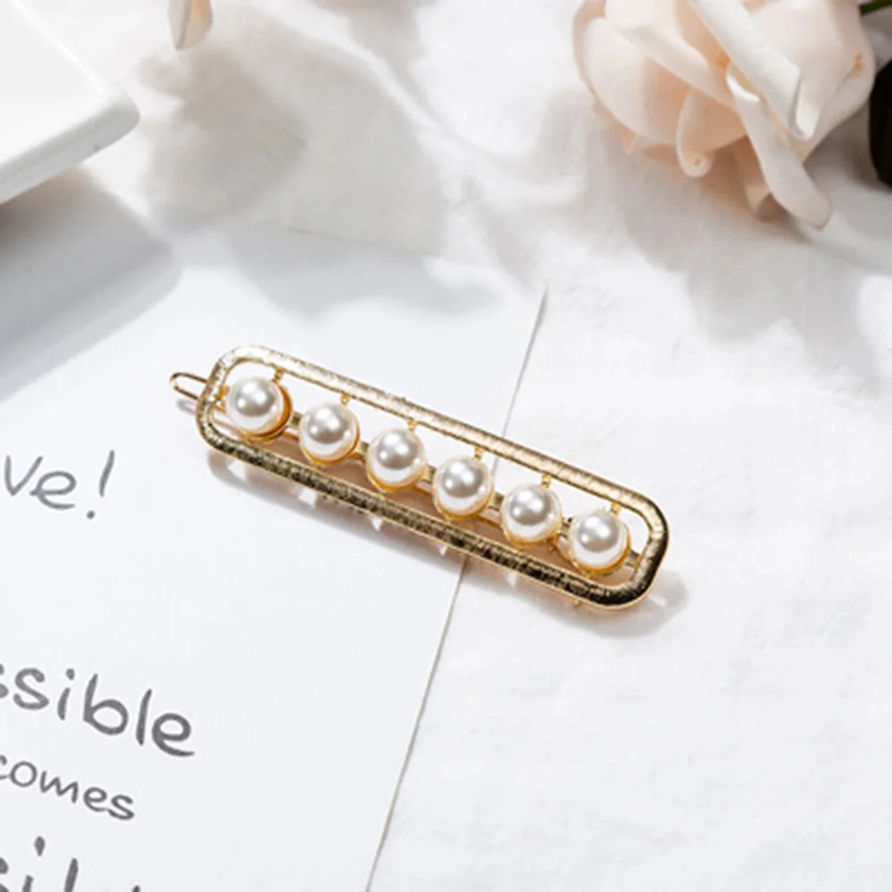 Korea Fashion Pearl Hairpin Love Heart shape Geometric Hair Clip Barrette For Women Girls Hair Styling Accessories
Korea Fashion Pearl Hairpin Love Heart shape Geometric Hair Clip Barrette For Women Girls Hair Styling Accessories
