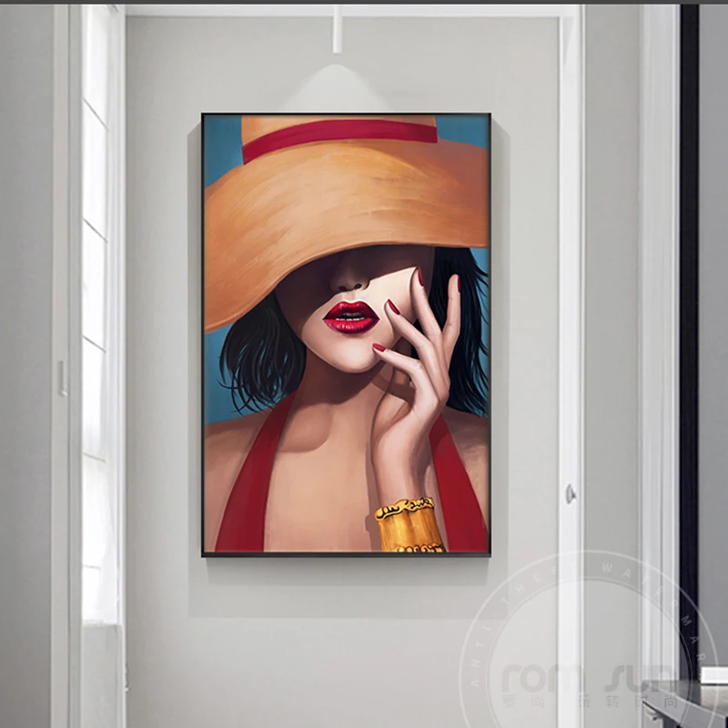 Abstract Modern Girl Canvas Painting Fashion Art Wall Picture for Living Room Bedroom Figure Poster n Print Pop Home Decoration
Abstract Modern Girl Canvas Painting Fashion Art Wall Picture for Living Room Bedroom Figure Poster n Print Pop Home Decoration