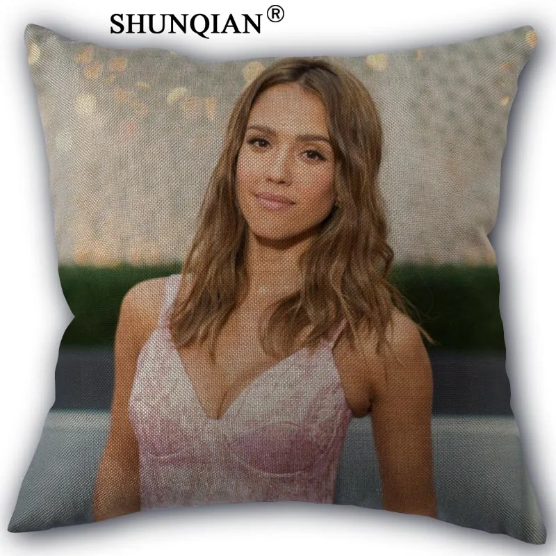 jessica alba Pillowcase Cotton Linen Square Zippered Pillow Cover Unique Design Customize Your Picture 45x45cm one side
jessica alba Pillowcase Cotton Linen Square Zippered Pillow Cover Unique Design Customize Your Picture 45x45cm one side