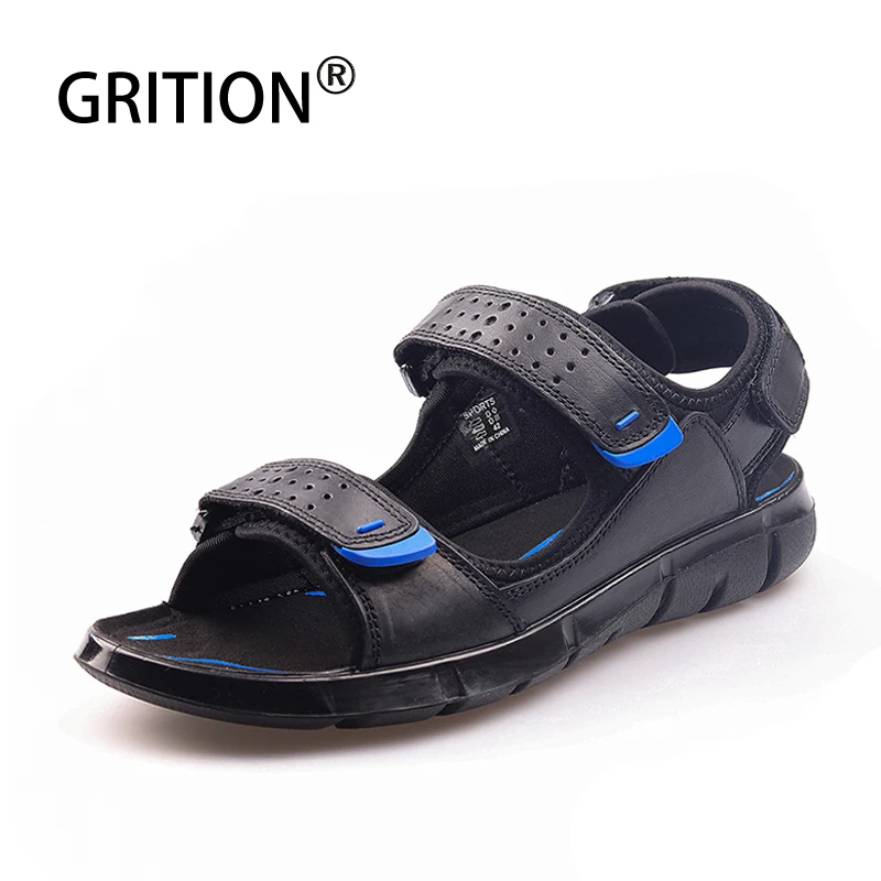 GRITION Sandals Men Genuine Leather Beach Summer Flip Flops Slipper Male Flat Casual Comfort Breathable Non-slip Outdoor Sandals
GRITION Sandals Men Genuine Leather Beach Summer Flip Flops Slipper Male Flat Casual Comfort Breathable Non-slip Outdoor Sandals
