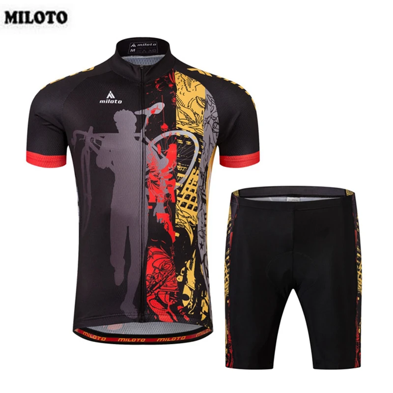 MILOTO Team Mens Cycling Jersey Set Cyclist Bike Bicycle Outdoor Short Sleeve Jersey Bib Tight Shorts S-4XL
MILOTO Team Mens Cycling Jersey Set Cyclist Bike Bicycle Outdoor Short Sleeve Jersey Bib Tight Shorts S-4XL