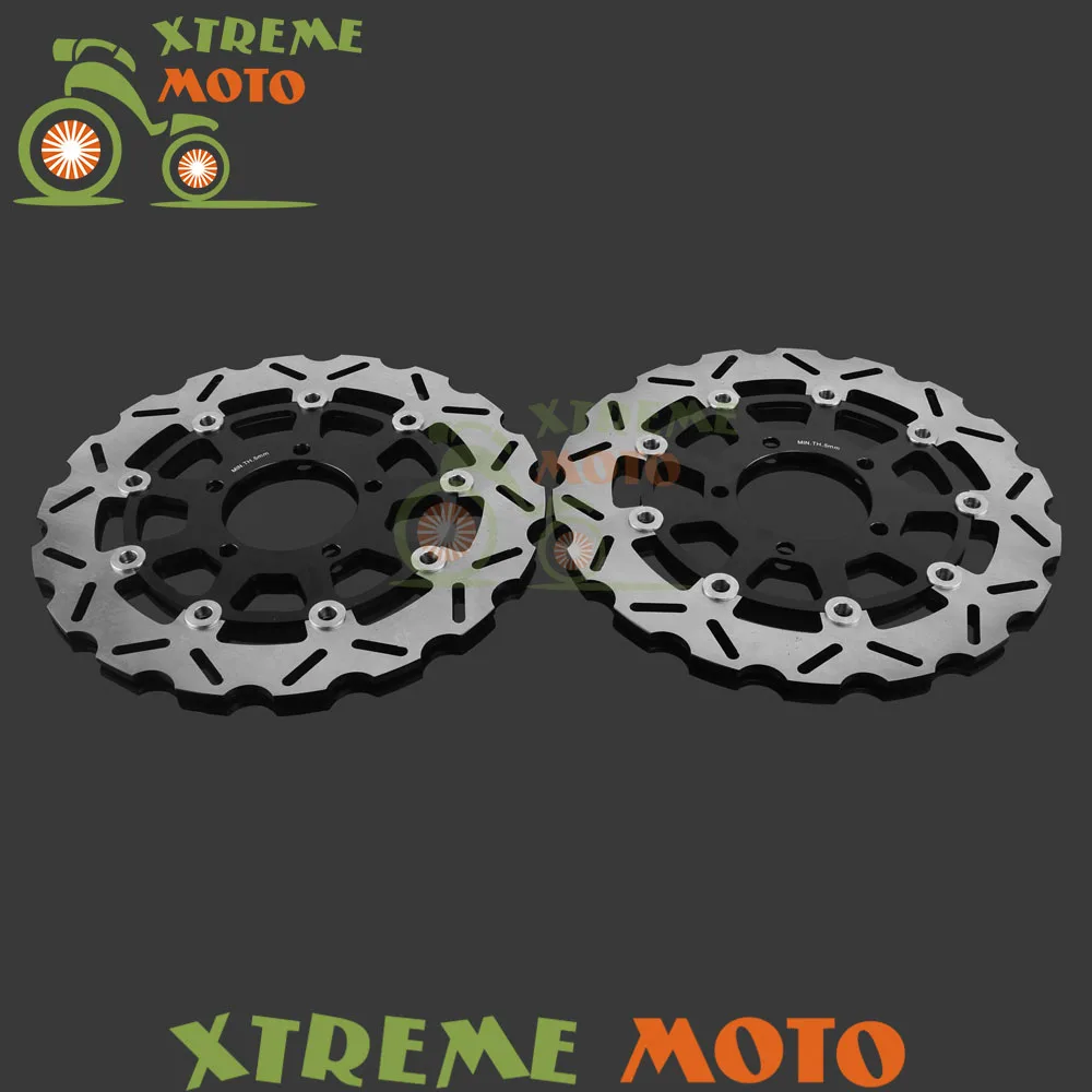 Motorcycle Front Floating Brake Disc Rotor For Kawasaki Z750 07-12 Z750R 11 12 Versys 1000 12-14 Z1000 07-13 Z1000SX 11-15
Motorcycle Front Floating Brake Disc Rotor For Kawasaki Z750 07-12 Z750R 11 12 Versys 1000 12-14 Z1000 07-13 Z1000SX 11-15